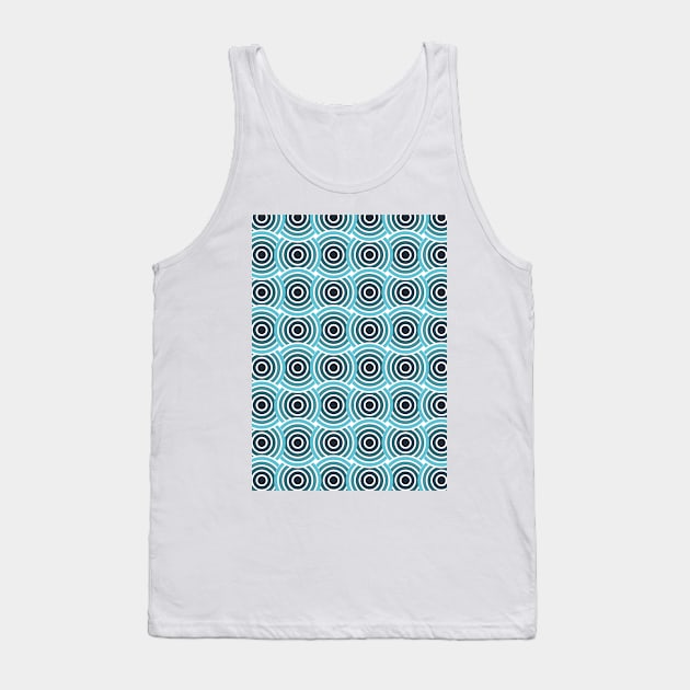 Circle Pattern Tank Top by Mysimplicity.art